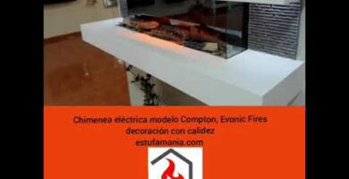 Estufa eléctrica tipo chimenea: confort y estilo en tu hogar